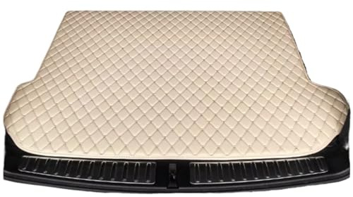 Kofferraummatte Für Jeep Für Grand Für Cherokee 2011-2019 2020 2021 Auto Kofferraum Matten Abdeckungen Cargo-Liner Teppich Innen(Beige)
