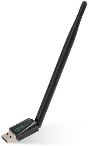 WiFi Dongle, 2-IN-1 Wi-Fi 6 Bluetooth 5.4 WiFi Adapter for PC, Dual Band Wireless Adapter 2.4GHz 5GHz with High Gain Antenna, AX900 USB Network Adapter for 10 11 System, Easy Installation