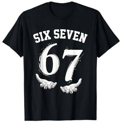 67 Shirt Kostüm 67 Six Seven Men, Kids, 67 Pullover Meme T-Shirt