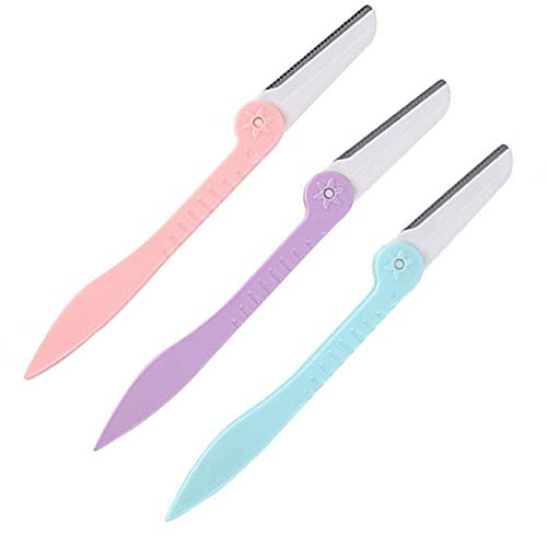 Glamza Augenbrauenrasierer, 3-teiliges Set