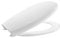 Roca Victoria - Tapa y asiento de Supralit para inodoro con bisagras acetálicas, tapadera de WC original con ajuste perfecto, recambio para tapa de váter resistente, blanco, A801B6600B
