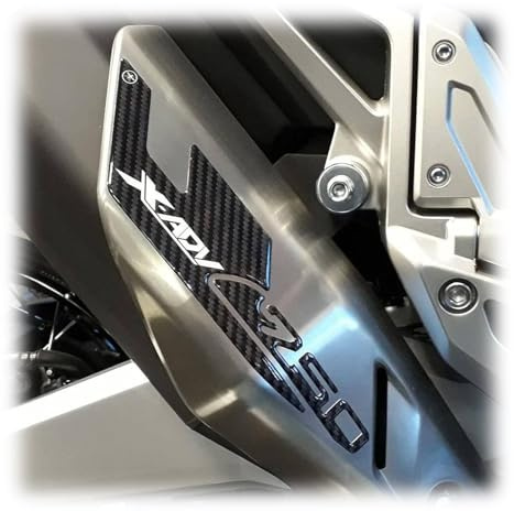 LABELBIKE Pegatinas 3D Escape Moto Cárter Honda | X-ADV 750 2017-2020, Scooter, Protección resina, Antirrayas, Decoración, Licencia oficial, Similar al carbono