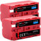 Baxxtar Pro NP-F750 Akku 2X echte 7000mAh (50.4Wh) kompatibel mit Sony NP-F750 / NP-F550 NP-F570 / NP-F970 / NP-F960 / NP-F570