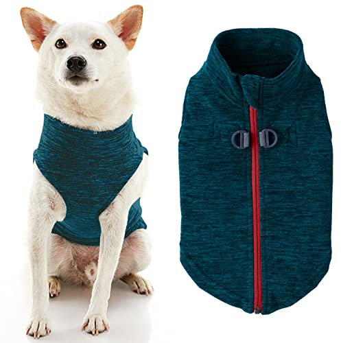 GOOBY Zip Up Fleece-Weste für kleine Hunde