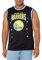 Ultra Game Men's NBA Jersey V-Neck Mesh Short Sleeve Tee Shirt, Golden State Warriors, Black, X-Large