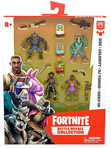 Giochi Preziosi Fortnite Blister con 4 Personaggi e Accessori