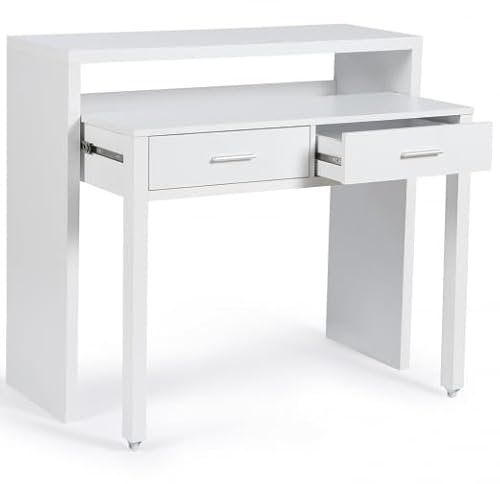 IDMarket - Bureau Extensible Max Blanc