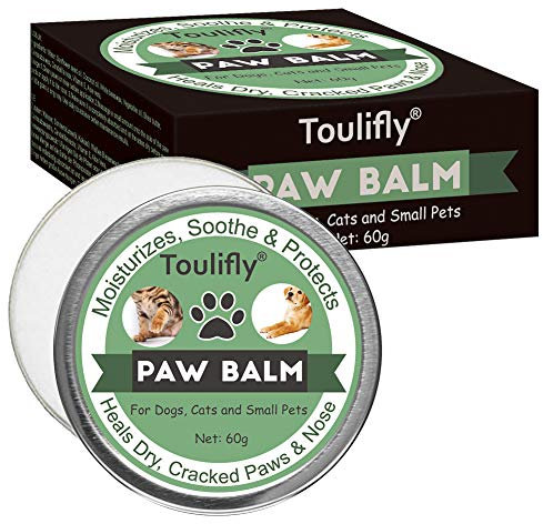 Toulifly Paw Balm, Paw Soother Cream, Nasen und Haut Balsam für Hunde & Katzen | Feuchtigkeitscreme zur Reparatur von Trockener und Rissiger Haut | Für Die Haut Ihrer Haustiere und Deren Pfoten