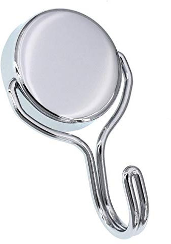 Tifler Neodym Magnethaken verchromt, bis 30 kg, frei drehbar und schwenkbar, Haken Magnet