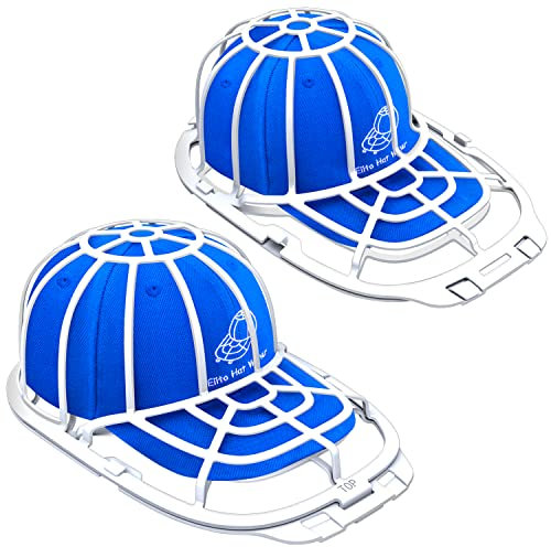 Eiito Hutwascher für Waschmaschine, Hutreiniger Baseballkappen, 3 Stück, Hut-Unterlegscheibe Baseball-Kappen, 2 Größen, 1 Packung Hut-Former, Baseballkappen-Wascher, passend Erwachsene und Kinder