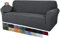 MAXIJIN Creative Jacquard Housse de canapé 3 Places, Super Extensible, antidérapante, adaptée aux Animaux domestiques, 1 pièce élastique de Protection pour canapé (3 Places, Gris Foncé)