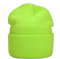 MASADA Damen und Herren Beanie Winter-Mütze - Neongelb