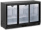 Royal Catering Nevera Expositora de Bebidas para Hostelería RC-BC009 (Volumen: 318 L, Puerta de vidrio templado de doble pared, 2 - 10 °C)
