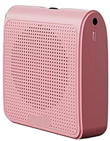 WANWEN Megafone Bullhorn Sprachverstärker Megaphon mit kabelgebundenem Mikrofon MP3 Lehrerausbildung/Leitfaden/Werbeaktionen/Vorlesung (Color : Pink, Size : 1) Little Surprise