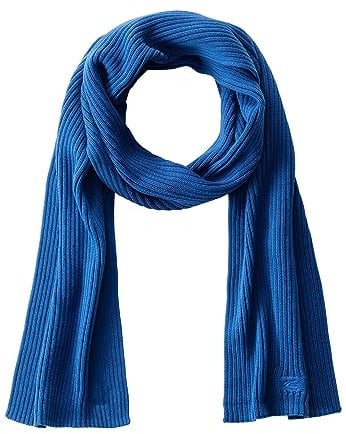 camel active Herren Strickschal aus Organic Cotton Blau, menswear-OS