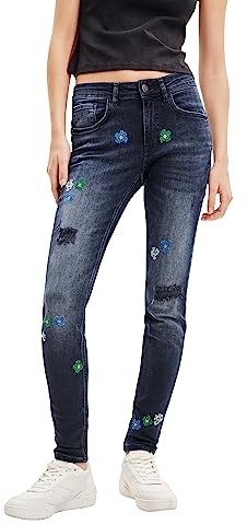 Desigual Damen Casual Pants Denim_bruselas