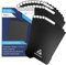 Black Comic Book Dividers (25 Pack) | 30PT Polyethylene Plastic, Bins, Cabinets, Library Dividers, Comic Book Boards for Fabric Storage, Divider with Write-On Index Folding Tab, Archival & Acid Free.