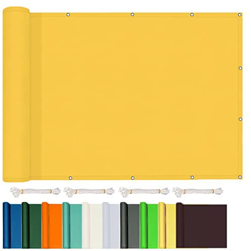 Voile d'ombrage Rectangulaire 1.7 x 2 m Bloque 98% Rayons UV Imperméable Toile d ombrage Imperméable avec Le Kit de Fixation pour Voile d'ombrage poteaux Serre Grange, Couleur Crème