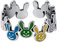 IMINI Niedlicher Hasen-Ring, verstellbar, bunt, Emaille, Hase, stapelbar, Statement-Fingerband, Liebe, endlos, Versprechen, Ringe, schöner Osterschmuck, Geschenke für Frauen, Teenager, Mädchen,