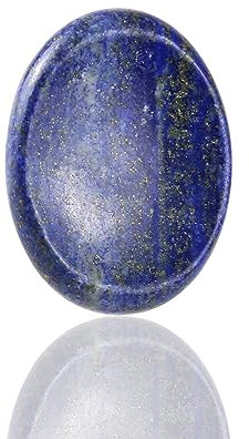 Nvzi Lapislazuli Handschmeichler Stein, Edelsteine Heilsteine, Glückssteine für Kinder, Heilsteine Kristalle Steine Set, Chakra Steine, Schmucksteine, Crystals, Halbedelsteine Mischung (1 Stück)