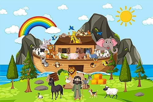 Noah's Ark 100 Piece Jigsaw Puzzles for Children Boys Girls Jigsaw Puzzles for Kids Gifts Age 5+