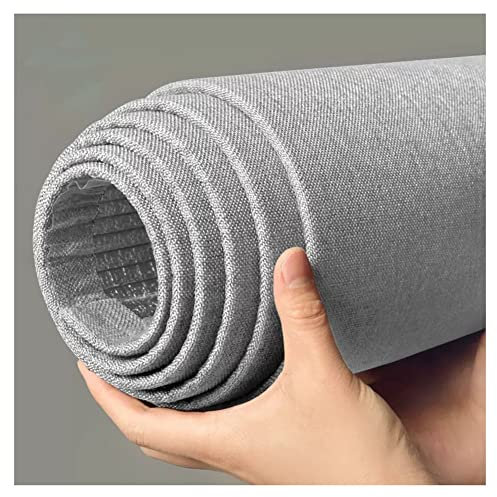 Rouleau de Papier Peint à décoller et à Coller – Panneaux muraux en Lin – Isolation Thermique – Panneaux insonorisés – Murs intérieurs – Doux – Décoration de Papier Peint de chambr