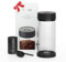 OUTPEAK Neo 1.35L, 6-Month Fresh Coffee Bean Storage, Large Auto Vacuum Coffee Canister, Holds 17.6 oz of Coffee Beans, One-Button Operation, Airtight Canister with Scoop, Food Storage Glass