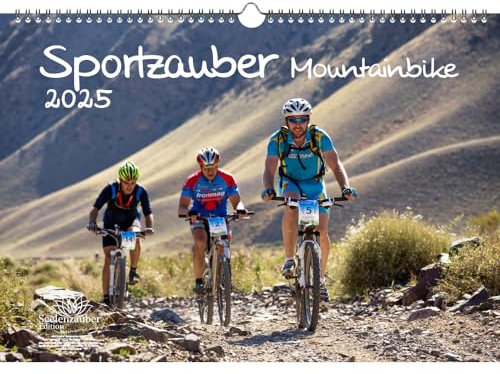 Sportzauber Mountainbike DIN A3 Kalender für 2025 Fahrrad - Seelenzauber