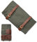 Angus Stoke Marc Sac à Couteaux XXL - 16 Compartiments, Espace de Rangement - Multifonction & Outils en Toile et Cuir - à Roulettes, Vert Olive