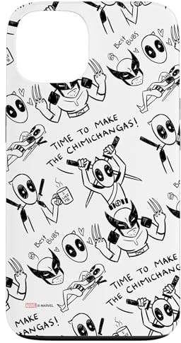 Marvel Studios Deadpool & Wolverine Toony Doodles Pattern Hülle für iPhone 13