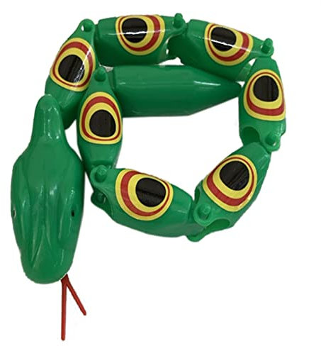 Qsvbeeqj Kunststoff Gefälschte Schlange Modell Figur Simulation Joint Schlange Für Kindergarten Unterricht Bildung Halloween Neuheit Streich Gag