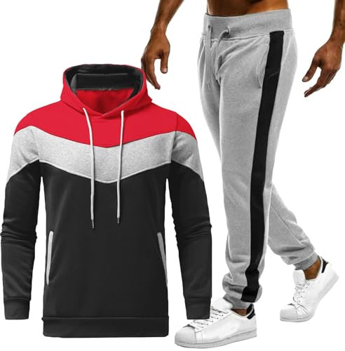 Jogging Jacke Herren,mütze Herren,Herren Sportanzug,Anzug Herren Slim fit,anzüge für Herren,Trainingsanzug Herren Fussball,Sport Kleidung männer,Zipper,Man,Shirt,Anzug,laufkleidung männer Winter,Sets