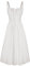 SCARLET DARKNESS Robe d'été pour femme avec bretelles spaghetti, style victorien, décontracté, robe corset trapèze, robe longue pour la plage, blanc, XXL