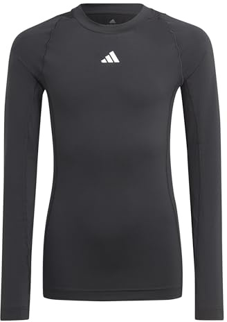 Adidas Jungen Techfit Aeroready Longsleeve T-Shirt Youth T-Shirt (Lange Ärmel) (1er Pack)