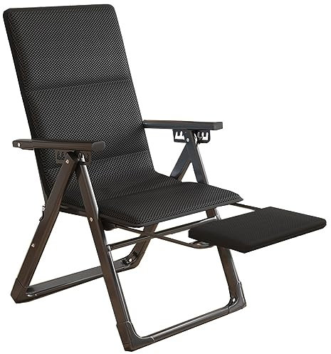 DRFGNF Chaises zéro gravité pour l'intérieur, Chaise de Plage avec Repose-Pieds, Chaise Longue inclinable et Pliante, chaises Longues Portables pour Pique-Nique, Camping, Cour, Porche, Plage, SPOR
