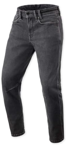 REV'IT! Revit Detroit 3 Tapered Motorrad-Jeans, dunkelgrau, 33/30