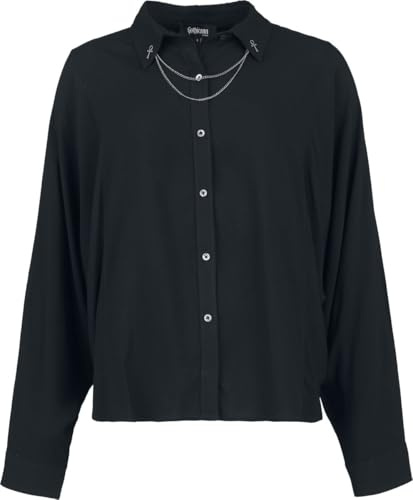 Gothicana by EMP Damen Bluse Corporate Goth schwarz