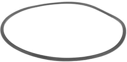 Nylonring für Barhockerfußring, Runde Basis, Schwarz, Bodenschutz