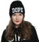DonDon Mütze Damen Beanie Statement Wintermütze DOPE 2