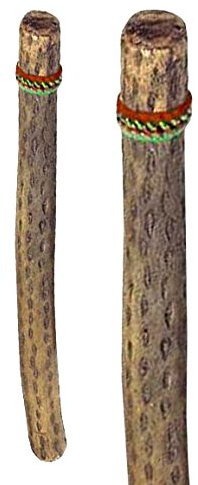 Terré Regenmacher aus Chile Länge 75 cm Ø 4-6 cm braun Effekt Percussion Weltmusik Meditation