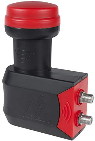 Maclean MCTV-252 - Convertitore digitale satellitare Twin LNB, impermeabile, 3D, Full HD, 0,3 dB, fino a 2 partecipanti