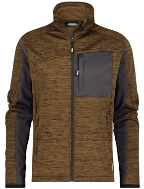 DASSY® Convex Midlayer-Jacke - Größe 2XL - LEHMBRAUN/ANTHRAZITGRAU