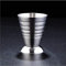 Cocktail Jigger Spirit Measure Cup with 3 Measurments, Polished Effect, Stainless Steel, 75ml (Sliver)