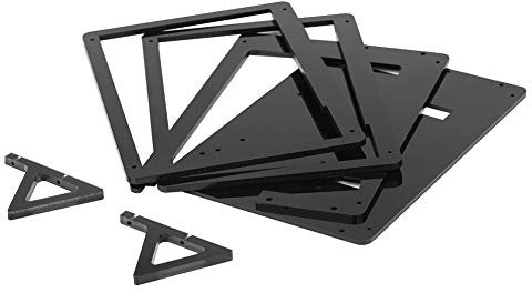 Tosuny 7 Pulgadas Pantalla táctil para Raspberry Pi con Estuche Protector, 1024x600 Pantalla táctil IPS HDMI Display con Soporte y Protectora Funda para Raspberry Pi(Plástico Estuche)