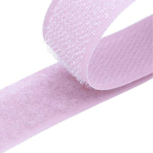 4m Klettband zum Nähen 20mm Flausch- & Hakenband 50 Farben Klettverschluss, Größe:20mm, Gurtband:552 violett