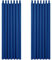 Deconovo Vorhänge Lärmschutz Gardinen Verdunklung Schlaufen, 210x140 cm(HöhexBreite), Königsblau, 2er Set