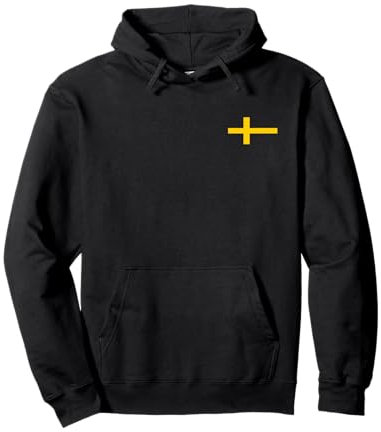 Flagge Schweden Sverige Schwedische Flaggen Damen Herren Pullover Hoodie