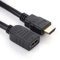 JAFSAL ONLINE Standard HDMI EXTENSION Audio Return Channel 4K Support Lead GOLD MALE Plug to Female Socket Cable TV Cables Ideal For-DVD players, Digital Television Players, (0.5m Meter)
