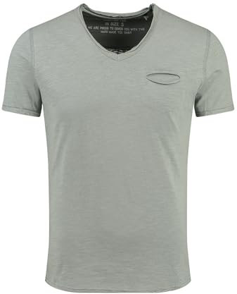KEY LARGO Herren SODA New v-Neck T-Shirt, Faded Moss (1541), 3XL