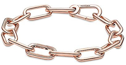 PANDORA ME Pulsera de eslabones chapada en oro rosa de 14 quilates, 1